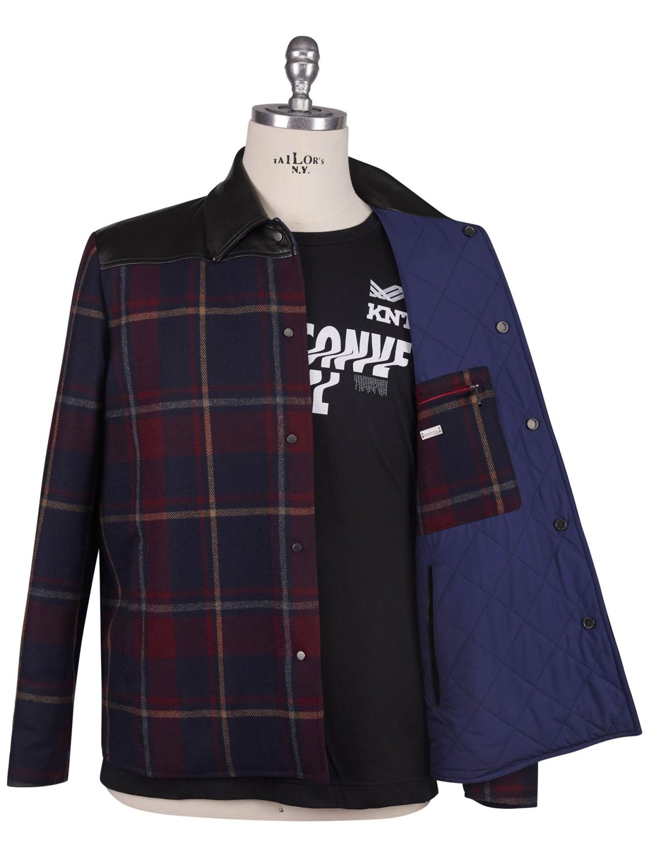 Kiton Multicolor Cashmere Coat