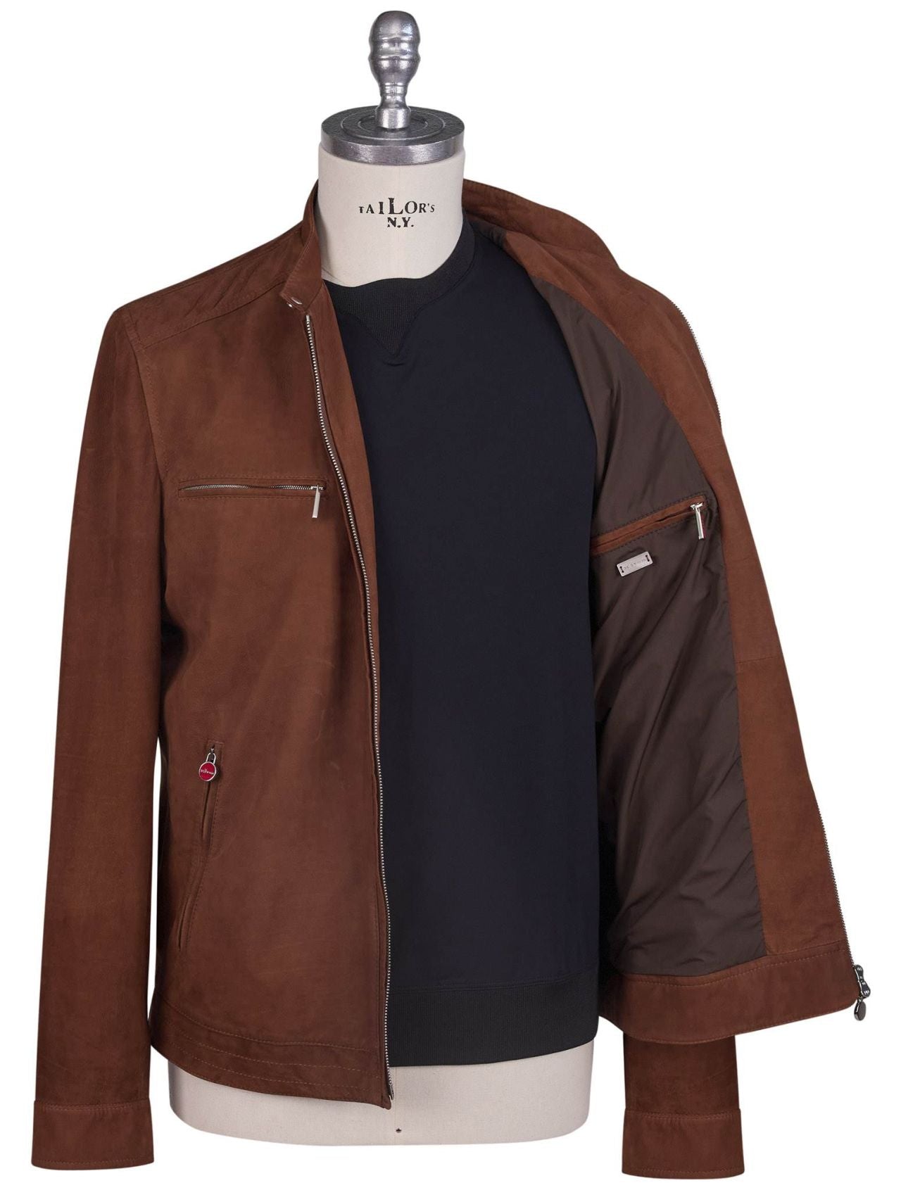 Kiton Brown Wool ea Coat