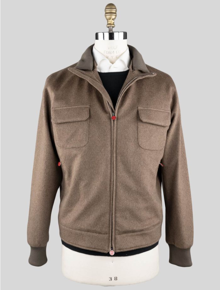 Kiton Beige Cashmere Coat