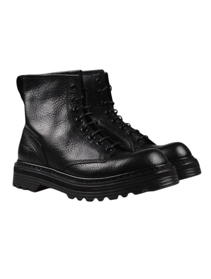 Premiata Black Leather Boots