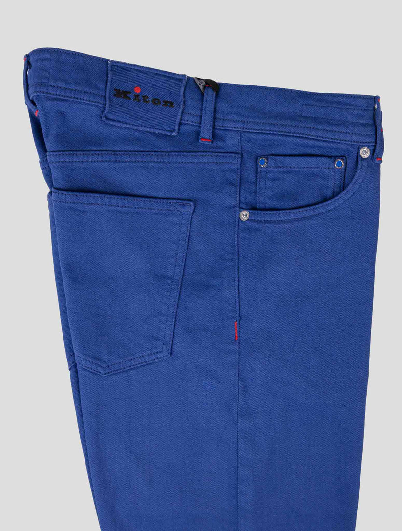 Kiton Kiton Blue Cotton Ea JeansBlue Cotton Ea Jeans