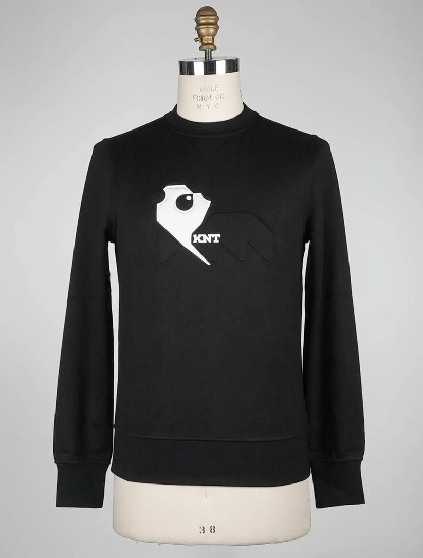 KNT Kiton Black Sweater Crewneck Special Edition