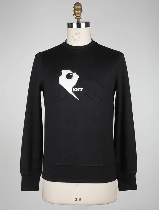 KNT Kiton Black Sweater Crewneck Special Edition