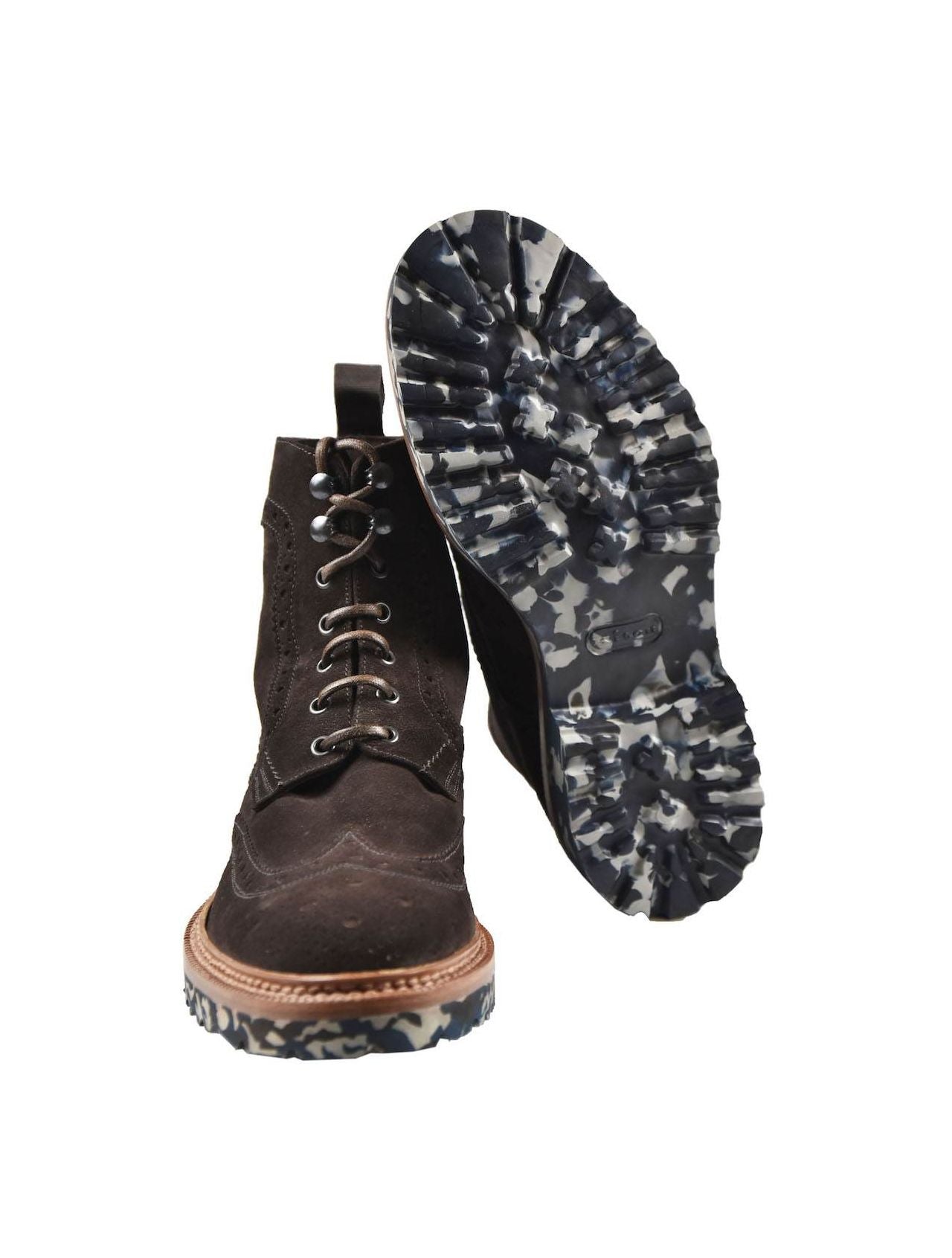 Kiton Brown Leather Boots