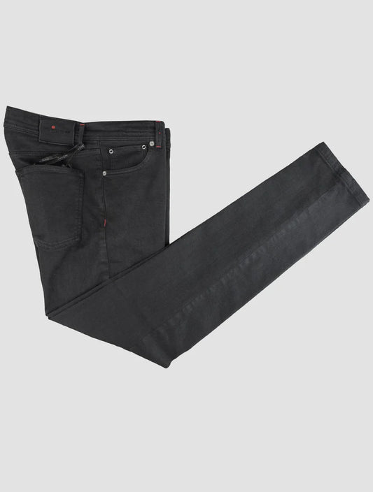 Kiton Black Cotton Ea Jeans