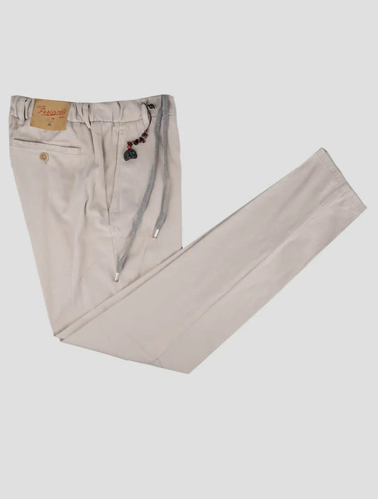 Marco Pescarolo Gray Lycra Cotton Ea Pants