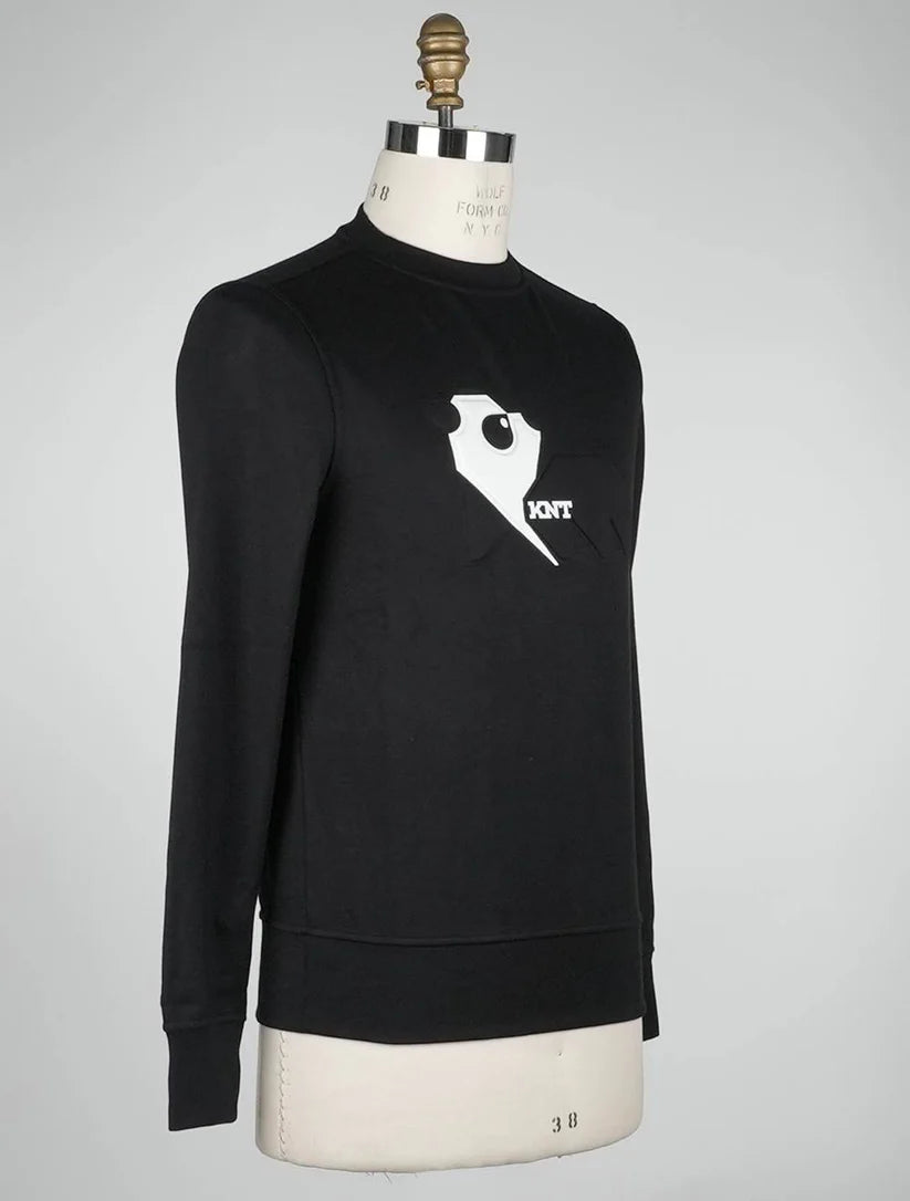 KNT Kiton Black Sweater Crewneck Special Edition
