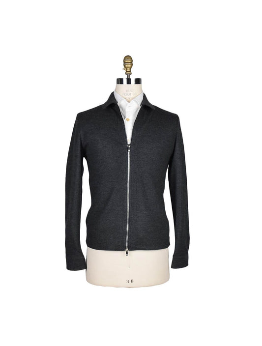 Marco Pescarolo Gray Virgin Wool Cashmere Coat