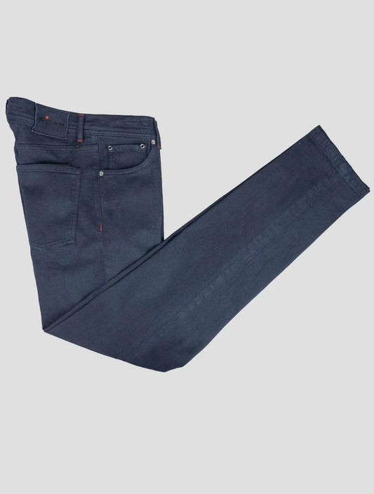 Kiton Blue Cotton Ea Jeans
