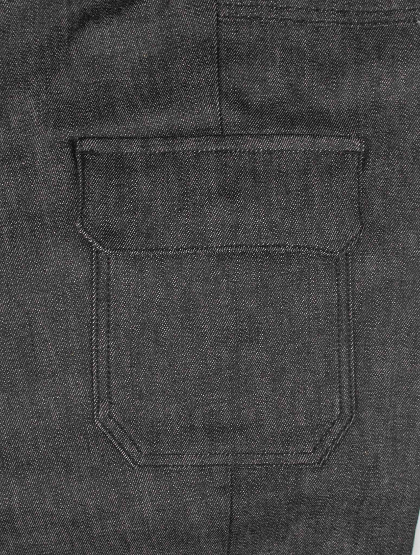 KNT Kiton Black Cotton Cashmere Ea Cargo Pants