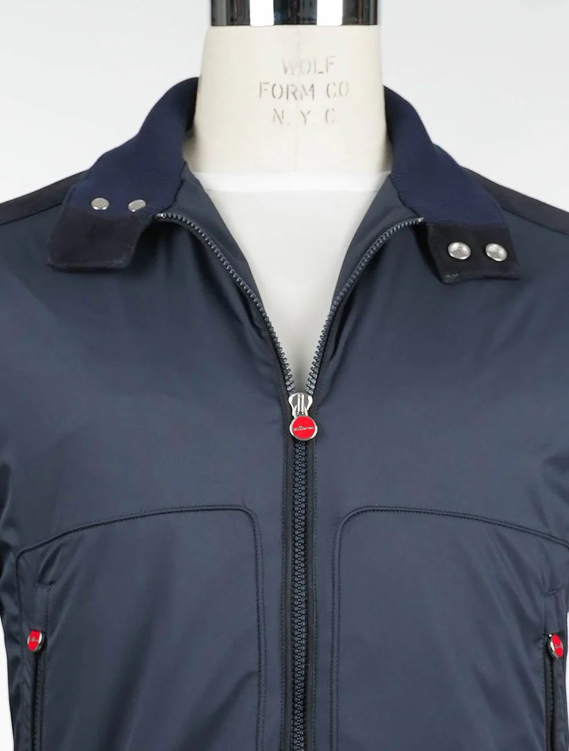 Kiton Blue Pl Coat