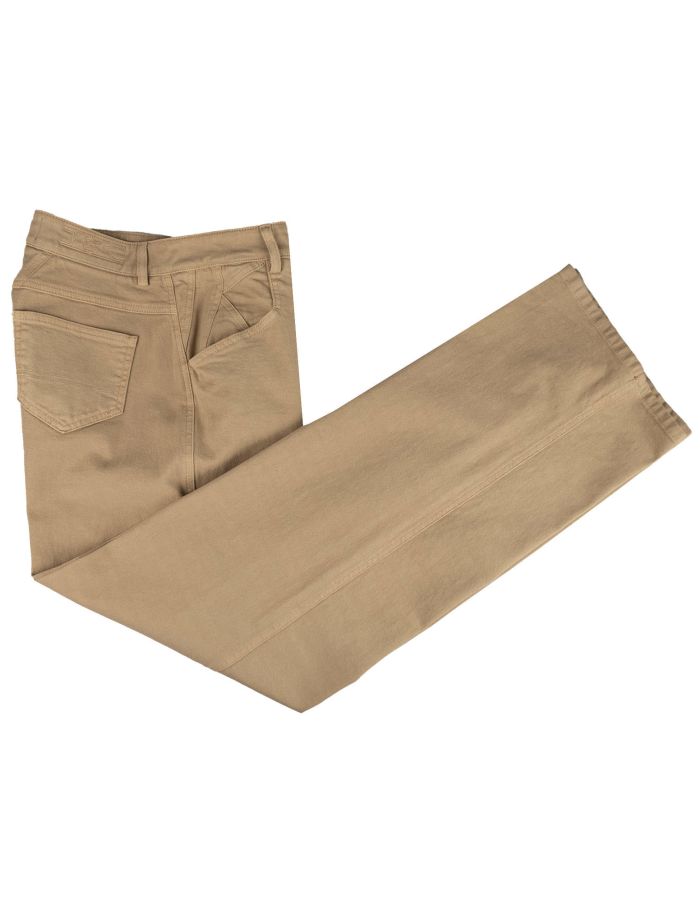 Kiton Beige Cotton Ea Jeans