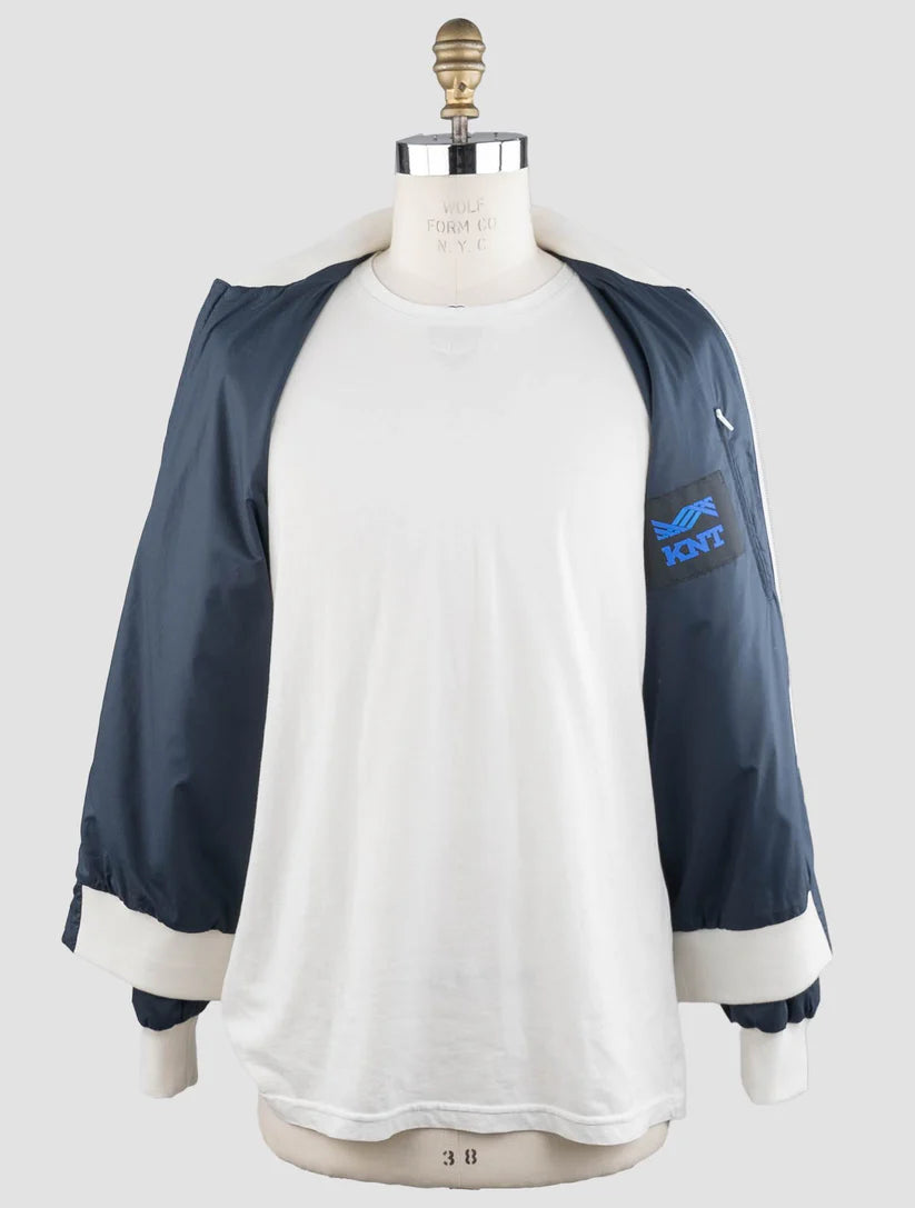 KNT Kiton Blue Cotton Coat