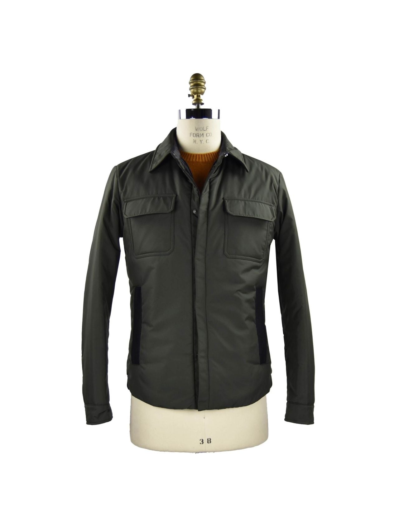 Kiton Green Pl Coat