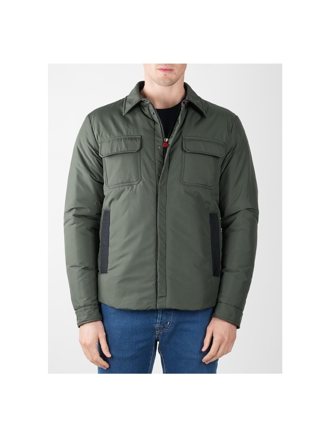 Kiton Green Pl Coat