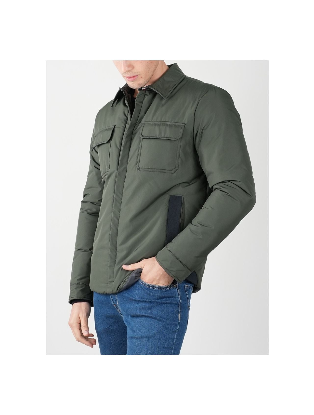 Kiton Green Pl Coat
