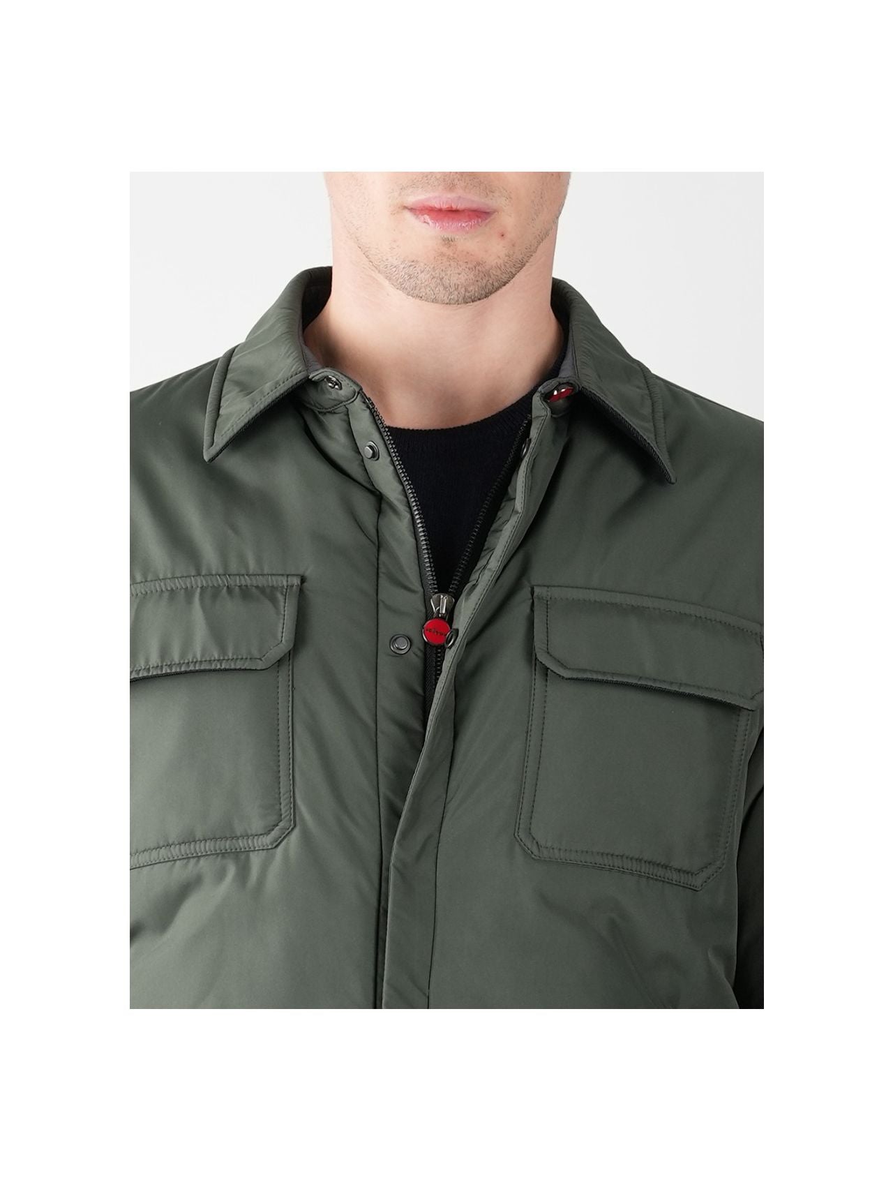 Kiton Green Pl Coat