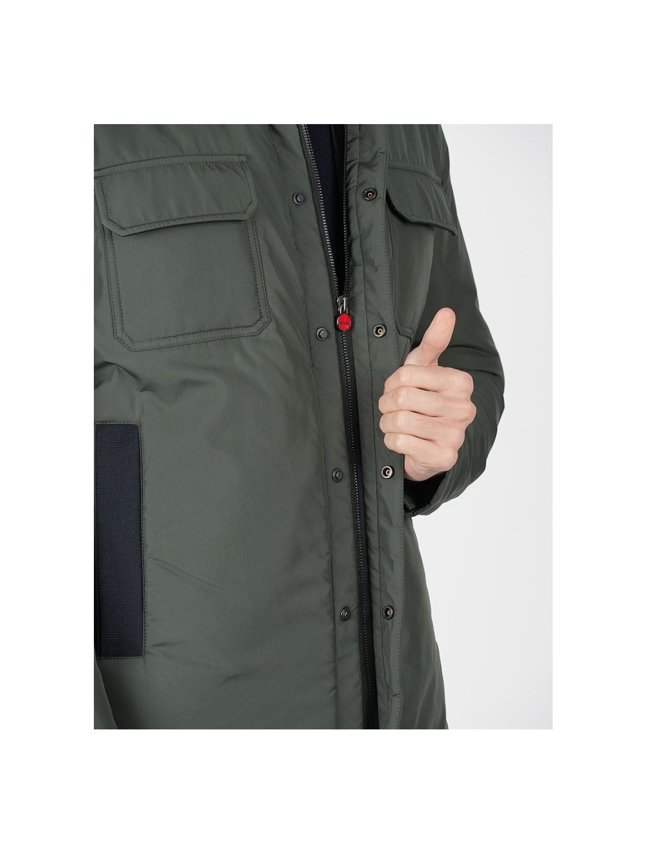 Kiton Green Pl Coat
