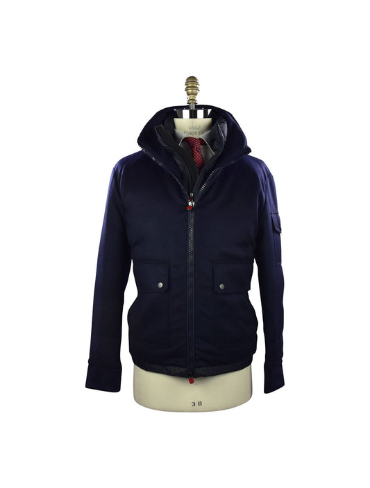 Kiton Blue Cashmere Coat