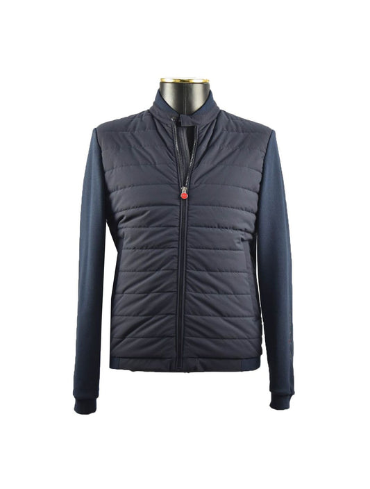 Kiton Blue Cotton Pl Pa Ea Coat