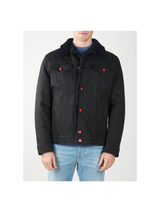 Kiton Black Cotton Ea Coat