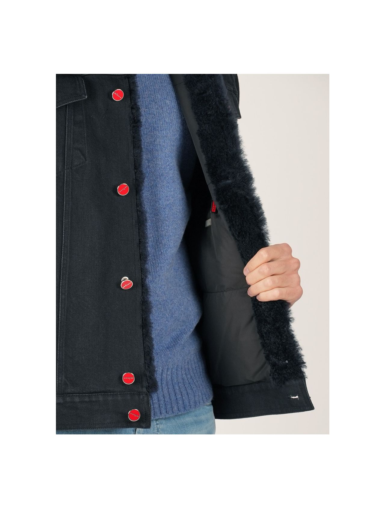 Kiton Black Cotton Ea Coat