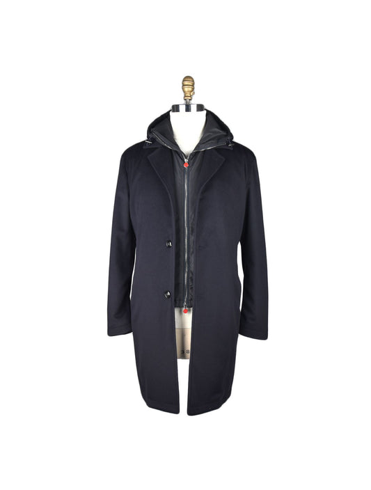 Kiton Blue Vicuna Overcoat