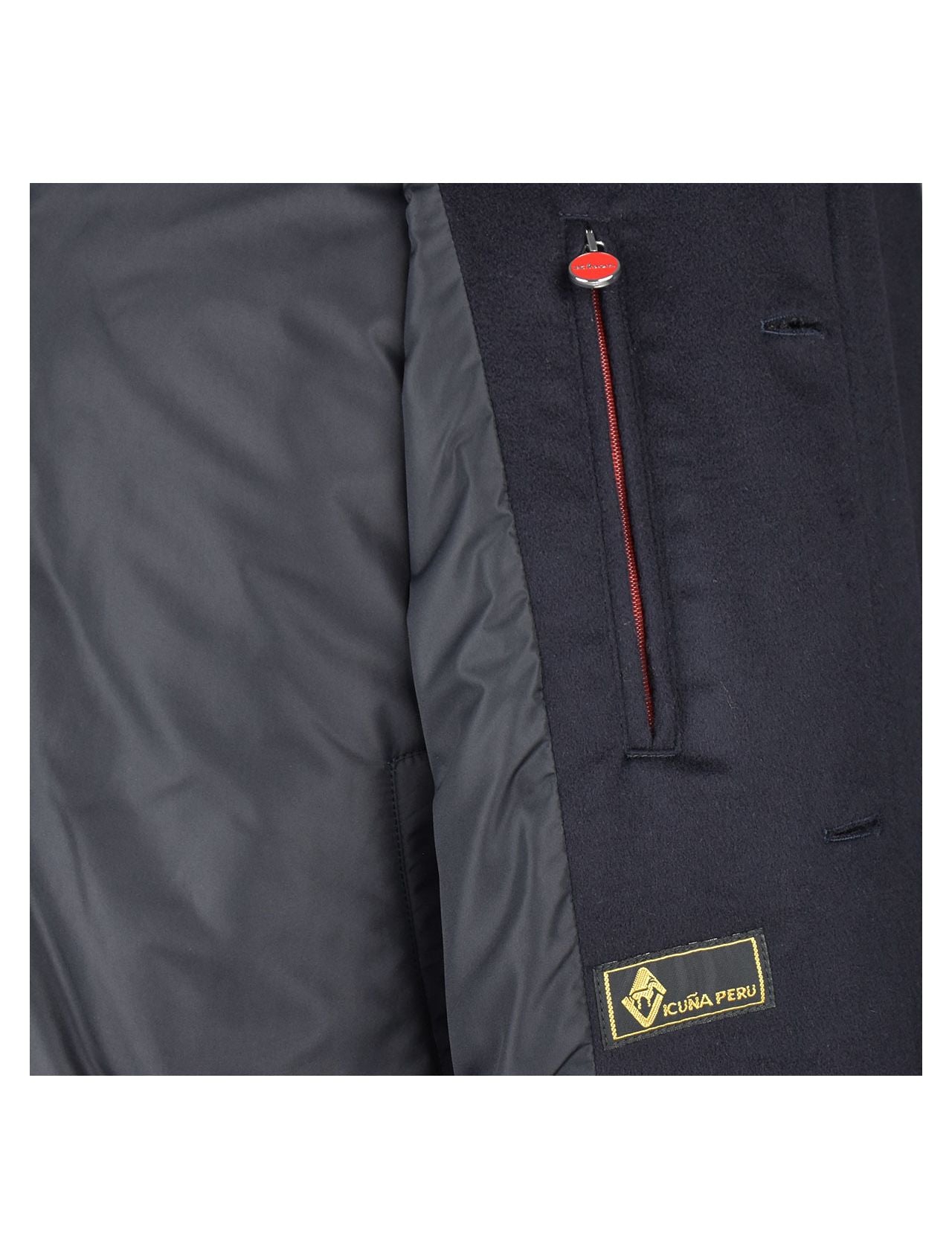 Kiton Blue Vicuna Overcoat