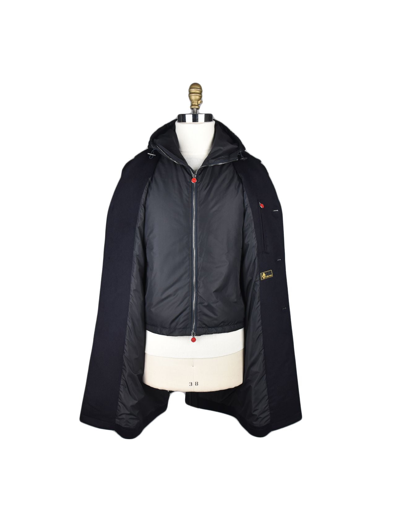 Kiton Blue Vicuna Overcoat