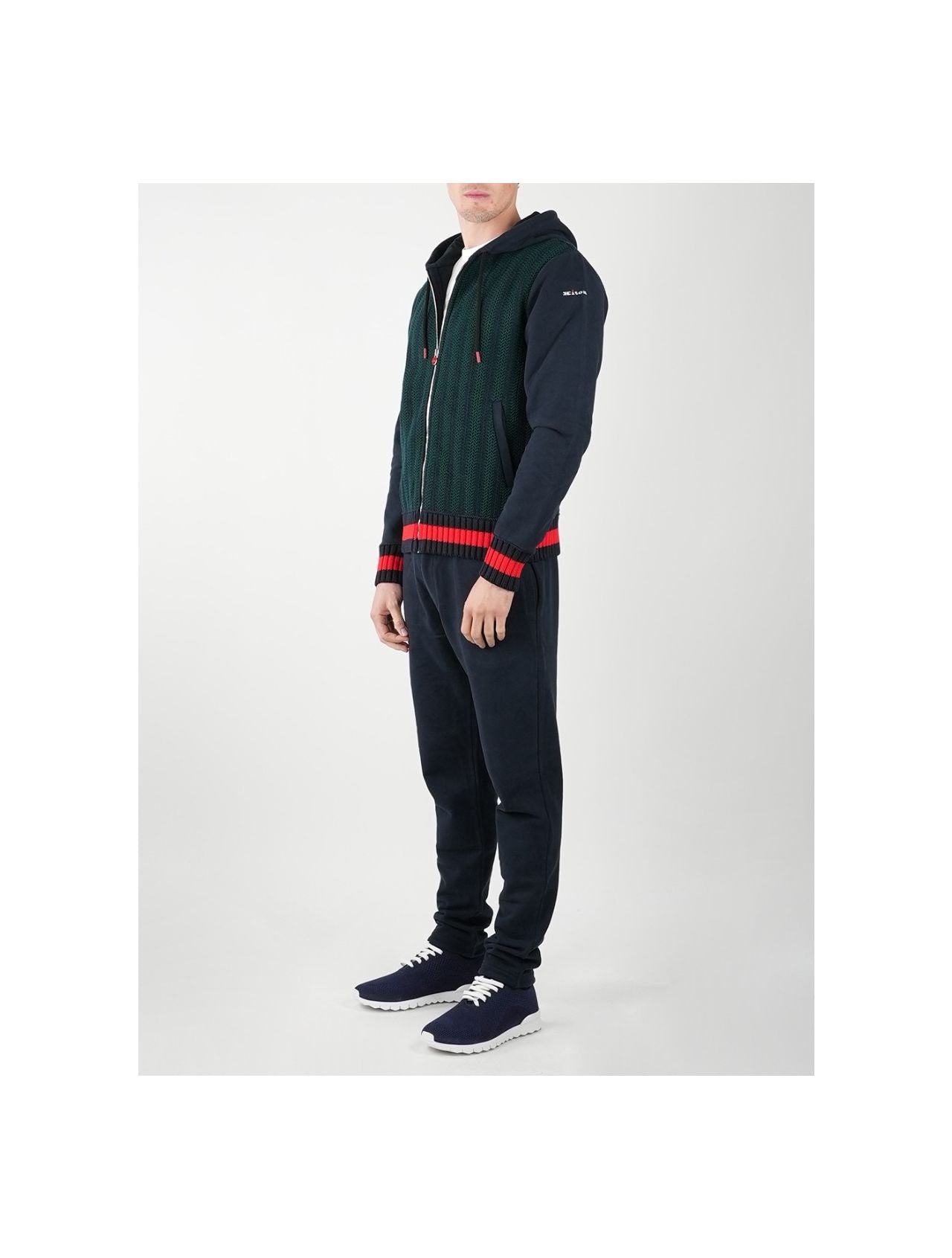 Kiton Multicolor Wool Tracksuit