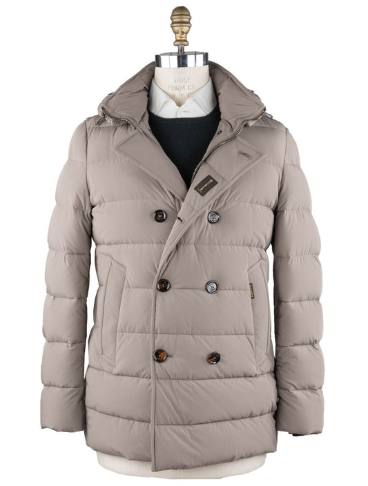 MooRER Taupe Pa Pl Coat