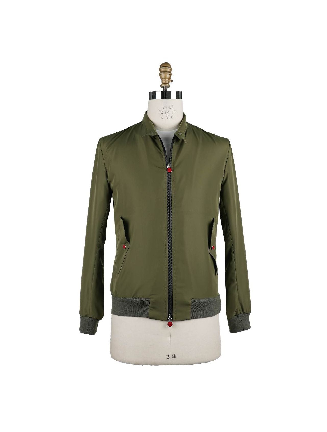 Kiton Green Pl Coat Blouson