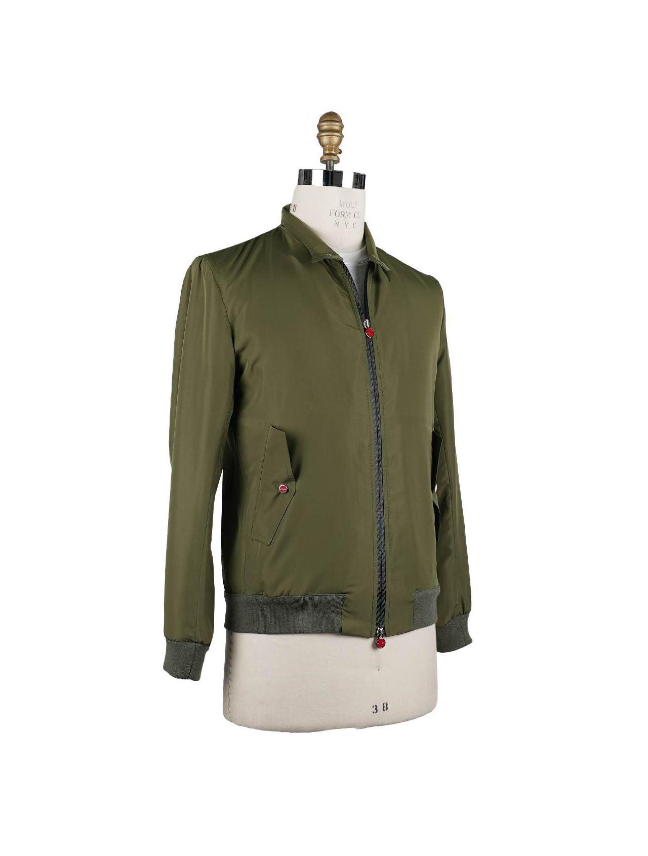 Kiton Green Pl Coat Blouson