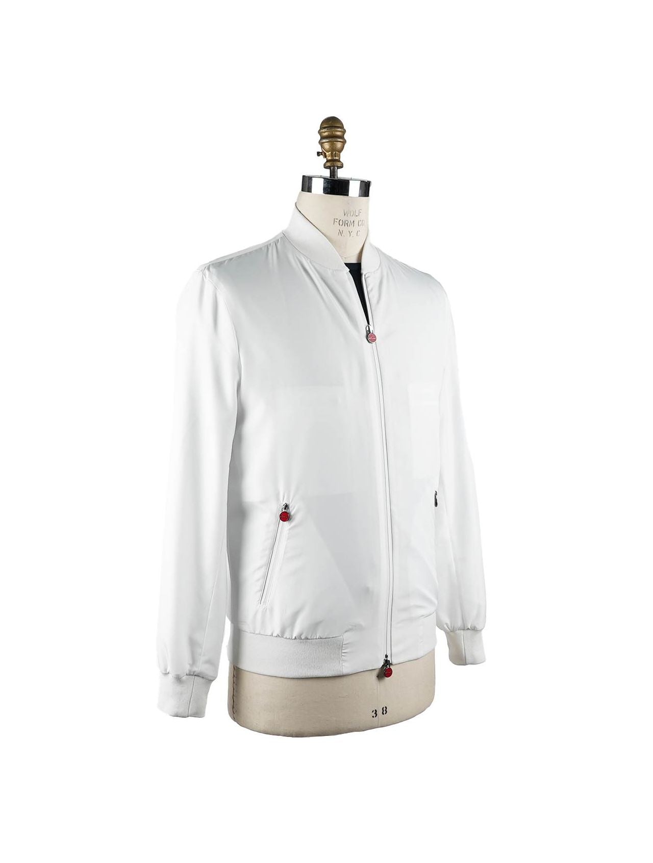 Kiton White Pl Coat