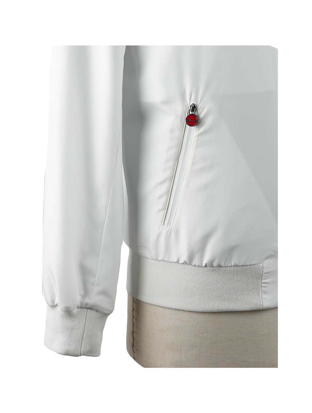 Kiton White Pl Coat
