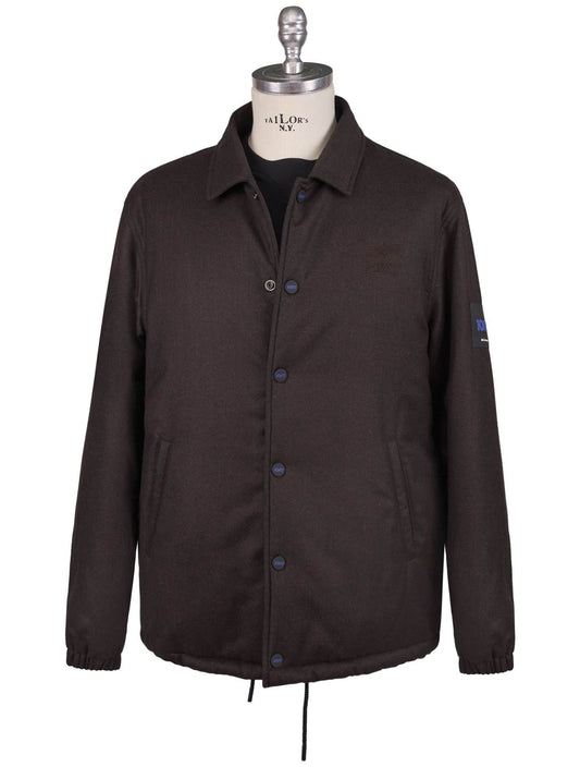 KNT Kiton Kiton Knt Brown PA Coat