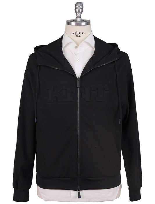 Kiton Knt Black Pa Coat