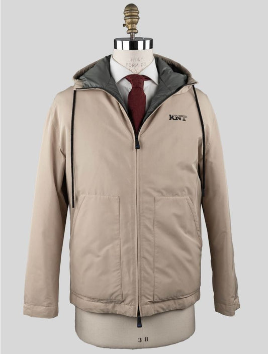 KNT Kiton Beige Pl Coat