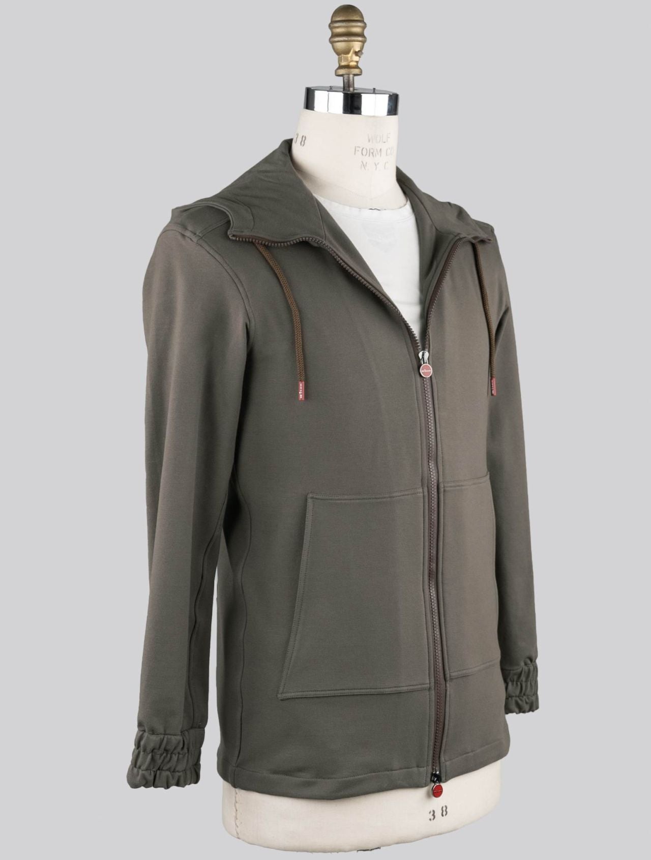 Kiton Dark Green Cotton Ea Sweatshirt Umbi