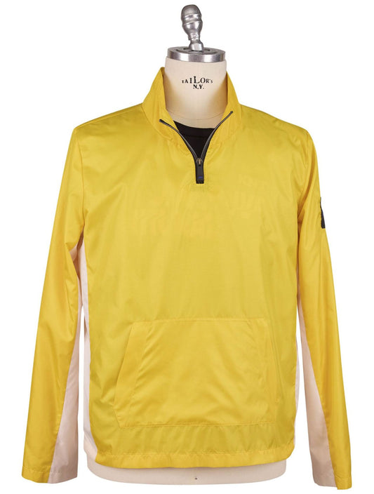 KNT Kiton Kiton Knt Yellow White PL Coat