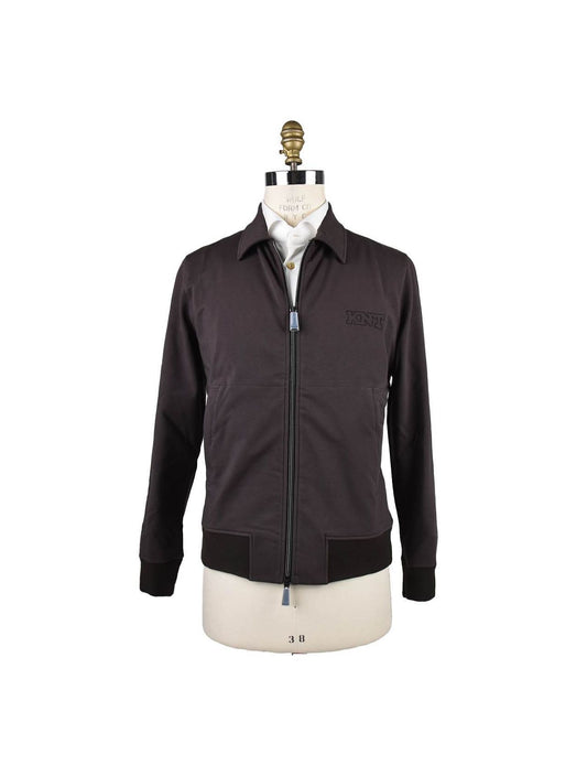 KNT Kiton Kiton KNT Brown Cotton Ea Coat