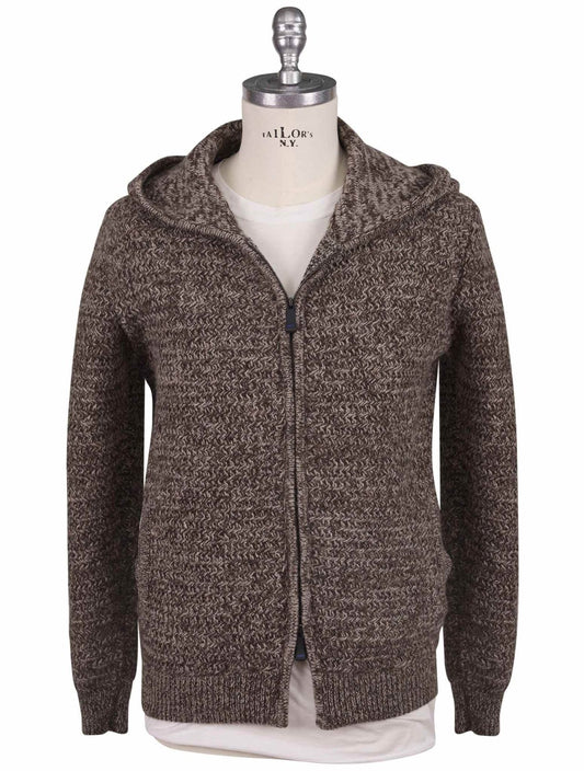 KNT Kiton Kiton Knt Brown Virgin Wool Cashmere Coat