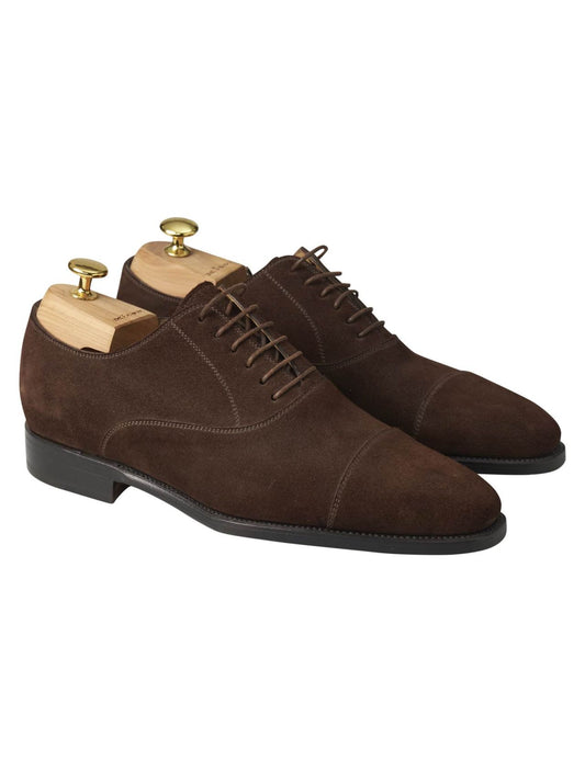 Kiton Brown Leather Suede Dress Shoes