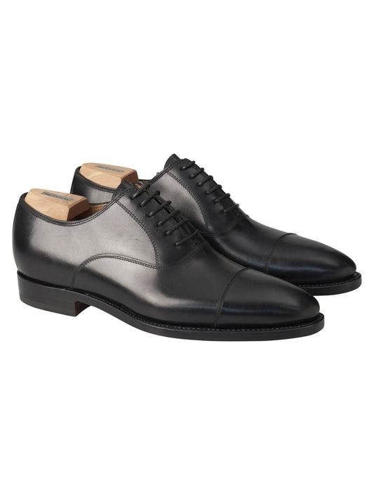 Kiton Black Leather Dress Shoes