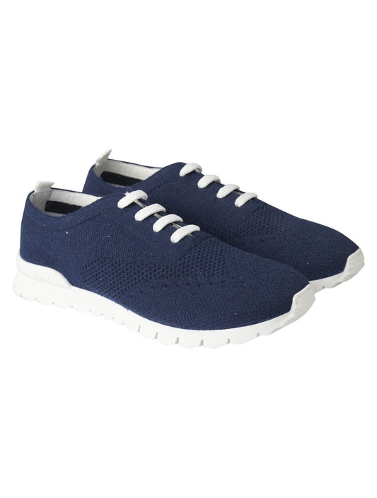 Kiton Blue Cashmere Sneaker