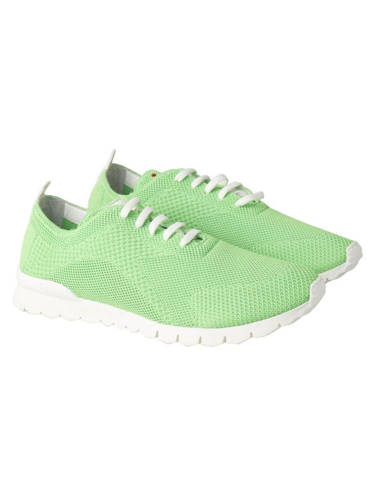 Kiton Green Cotton Ea Sneaker Fits