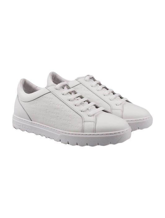 Kiton White Leather Sneakers