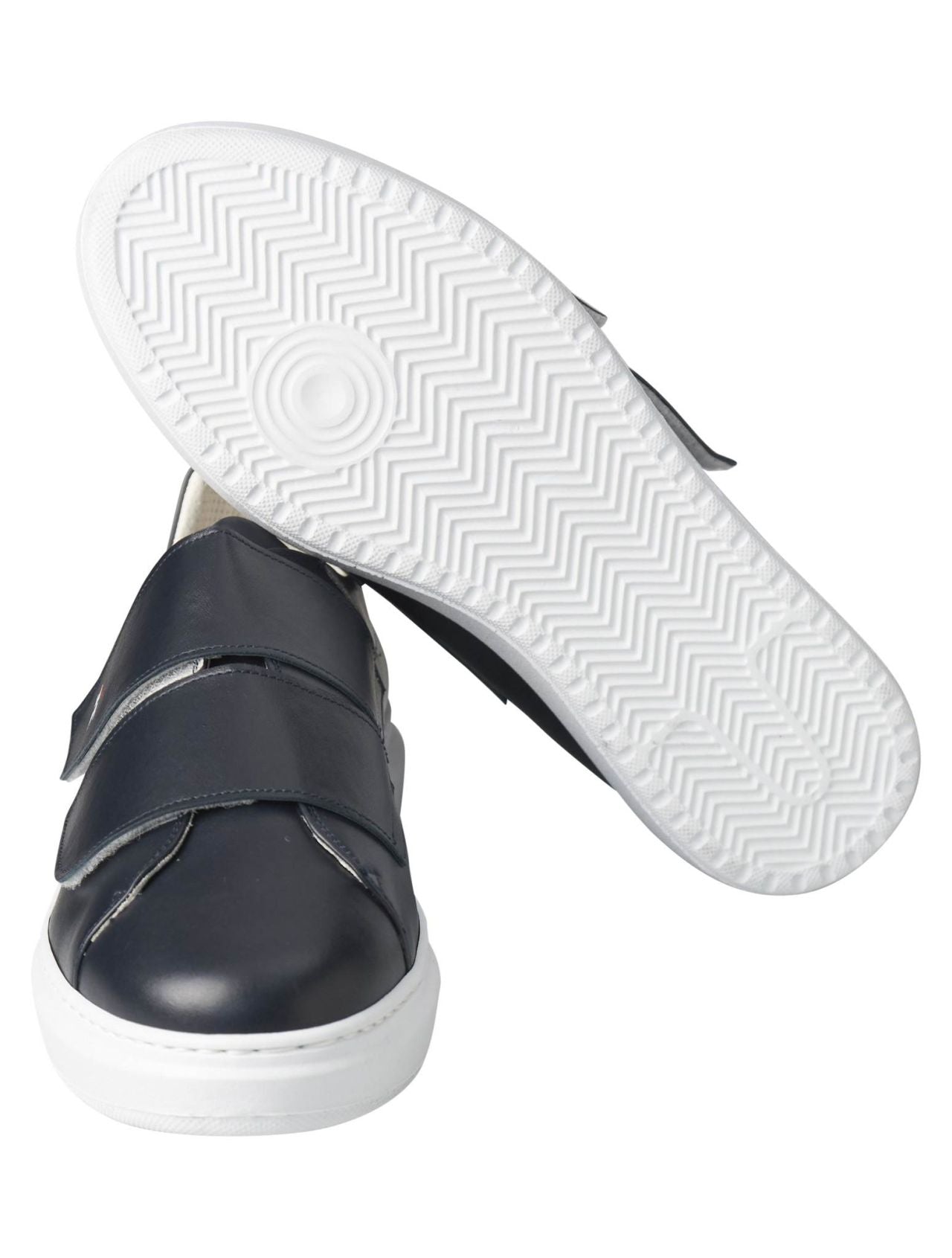 Kiton Blue Leather Sneaker