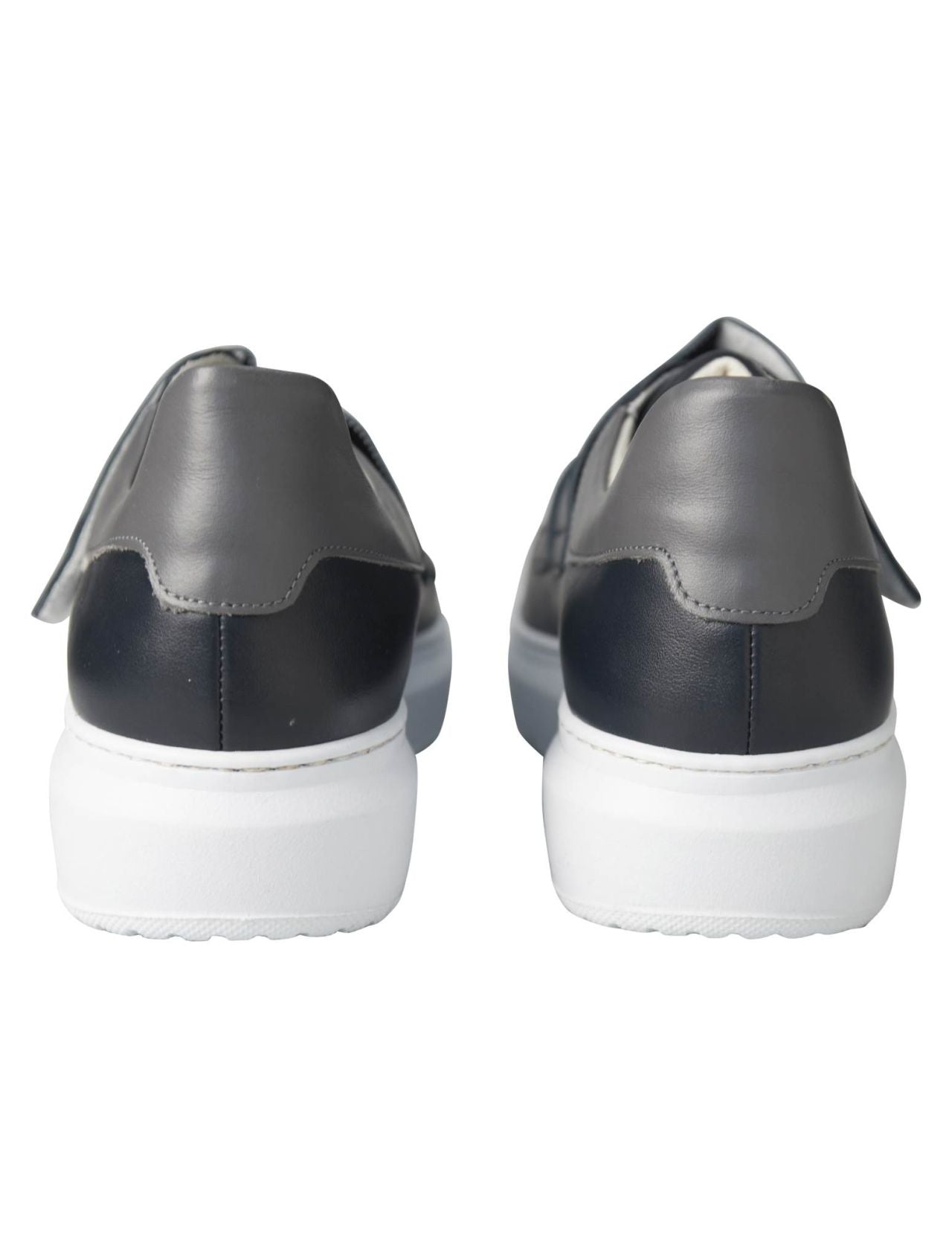 Kiton Blue Leather Sneaker