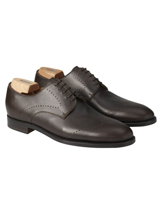 Kiton Brown Leather Dress Shoes